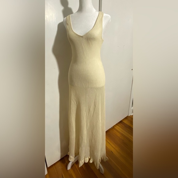 knitted long sleeve maxi dress Carnation Long Sleeve Knit Maxi Dress
